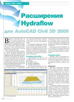 Расширения Hydraflow для AutoCAD Civil 3D 2009