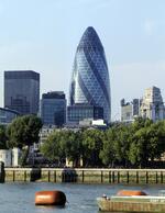 Архитектурный шедевр Нормана Фостера - «огурец» (Лондон, Великобритания)