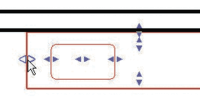 Рис. 5. Параметры объектов, отвечающие за размеры семейства, можно редактировать графически, посредством синих «ручек»