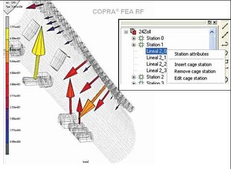 COPRA позволяет конструировать и моделировать валковые клети различных типов, что обеспечивает возможность не только моделировать соответствующие валки, но и заносить их в пакет анализа методом конечных элементов COPRA FEA RFl и соответствующим образом имитировать
