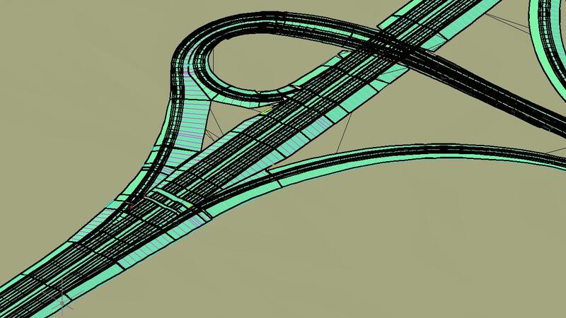 Модель кругового перекрестка в AutoCAD Civil 3D